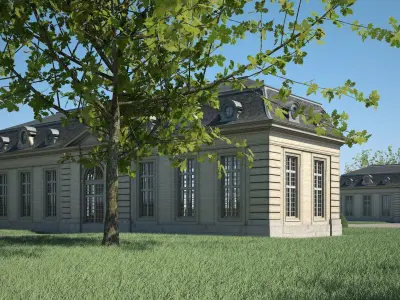 Classical Building II 3D model