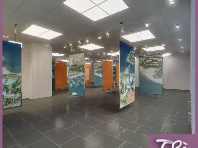 EXHIBITION OFFICE ROOM 3D model