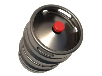 Pallets Of Beer Kegs 3D model