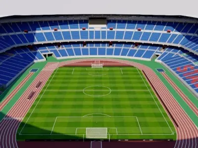 International Stadium Yokohama - Japan 3D model