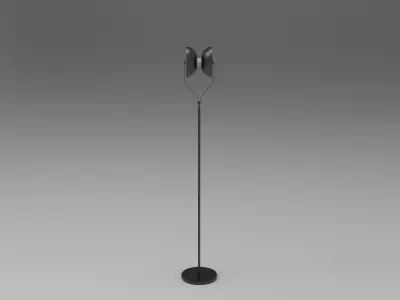 Black Hole COLLECTION FLOOR LAMP  Low-poly 3D model