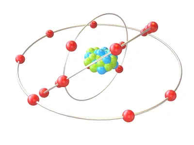 Chlorine Chemical Element v2 002 Low-poly 3D model