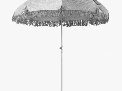 The Premium Beach Umbrella 3D model