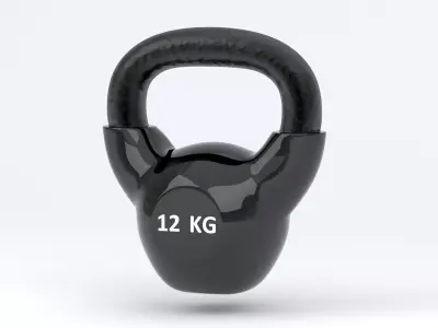 Kettlebell 12 KG Collection  3D Model Pack