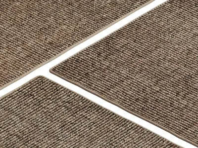 Carpet set 3223 - Woven rug of sisal - 7K 3D model