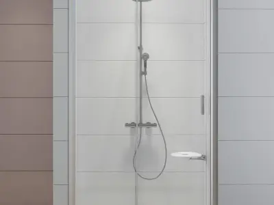 Shower doors Ravak Rapier 3D model