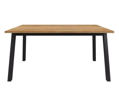 Dining table CHARA black 3D model