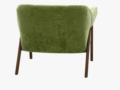 CAFE VINTAGE CLUB lounge CHAIR 3D model