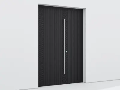 Aluminium door 124 3D model