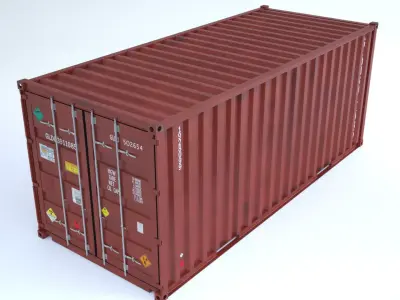 container cargo 3D model