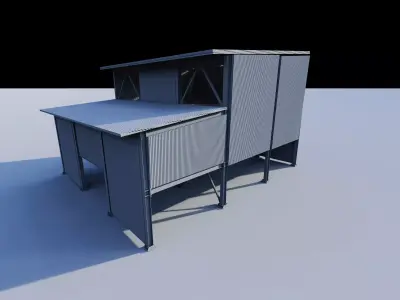 Warehouse-Warehouse Building 3D model