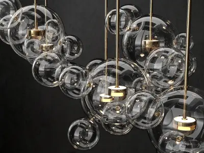 Chandelier Giopato and Coombes Bolle 24 lights 2 3D model