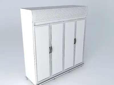 Kit815 exhibitor Refrigerator 2 Doors By Alex Marques Free 3D model