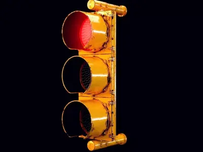 Traffic light 3D model