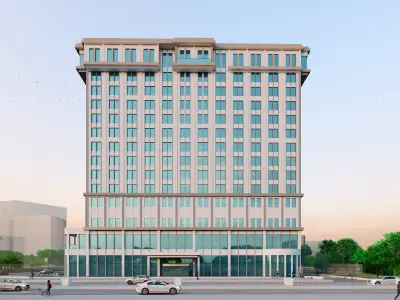 Hotel Project Low-poly 3D model