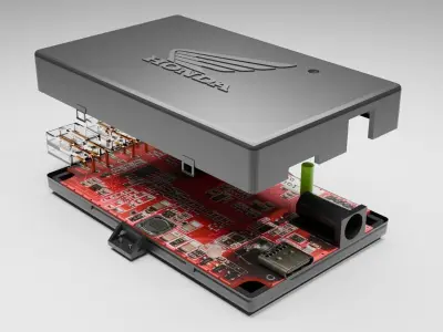 PCB Case Low-poly 3D model