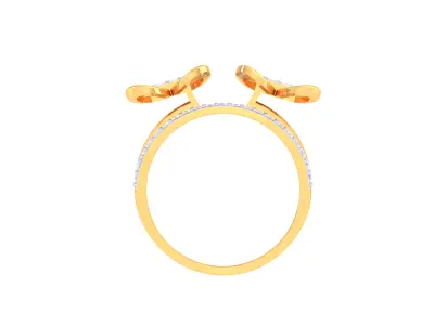 Women Ring  Render 3dm STL OBJ FBX Details 3D print model 405