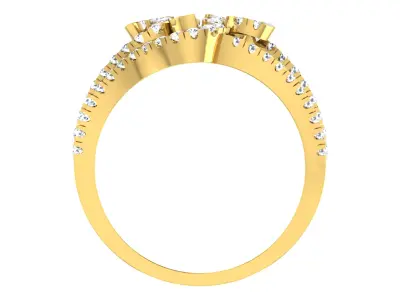 Women Ring  Render 3dm STL OBJ FBX Details 3D print model 86