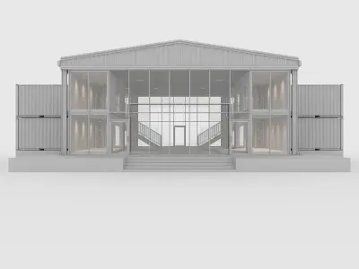 Container House 1 3D model