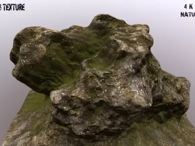 Rock Mount Low-poly 3D model get
