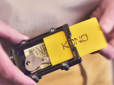 I33 - minimalistic yet fully functional wallet 3D print model