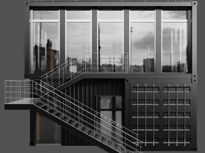 CONTAINER HOUSE NO37 A 3D model