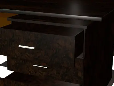 desk office 3D model