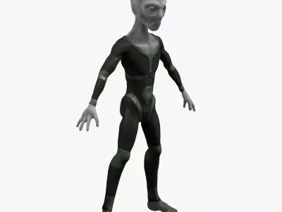 Grey Alien 3D model