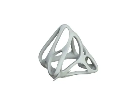 SciFi Cube Object No 61618 Low Poly Shape Low-poly 3D model