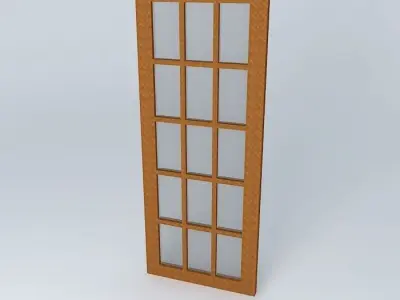 Bedroom door Free 3D model