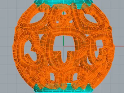 Beaded Hearts Bead Light Martell Finish 20021 3D print model