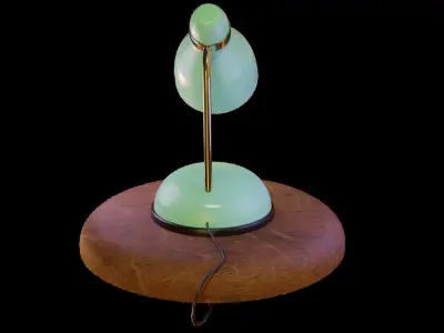 Book readers Desk Lamp Free 3D model