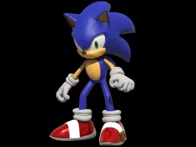 Sonic The Hedgehog 3D model