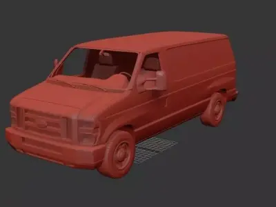F E series Van 2011 3D print model