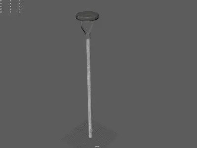 LED Street Lamp Low-poly 3D model