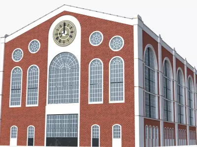 Old warehouse PBR 3D model