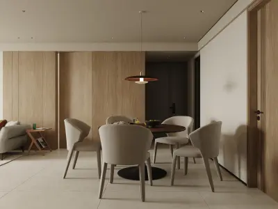 apartment interior scenes        3D model 6