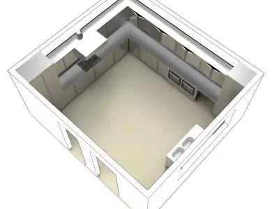 KITCHEN 14 3D model