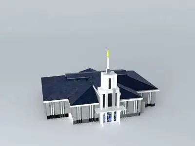 LDS.Templo Mormon, Sydney Australia , 28th operating temple Free 3D model