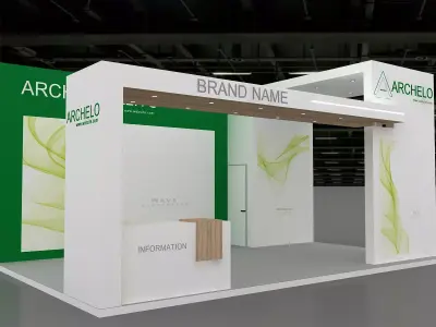 Booth Exhibition  Stand 3D model 3D model