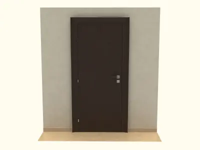 Wooden Door 3D model