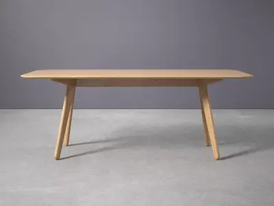 Slab Dining Table 3D model