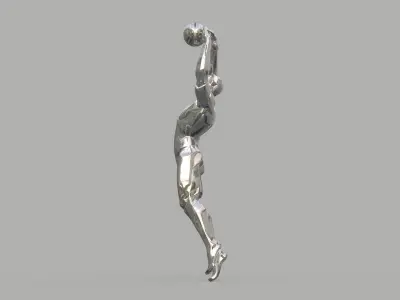 Soccer player 3D model