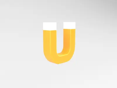 Magnet v1 002 Low-poly 3D model