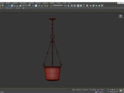 Quinton Pendant Light Low-poly 3D model
