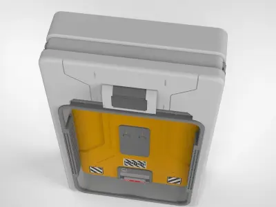 sci fi door 15 3D model