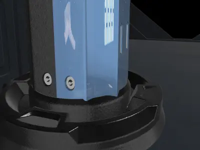 Sci-Fi Cryo Chamber 3D model