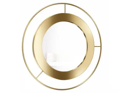 Mirror in a metal frame GZ-M1102 3D model