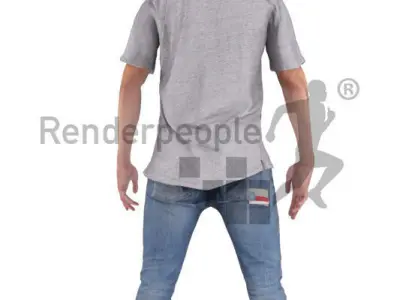 Manuel 001 Animated Dancing Man Free low-poly 3D model