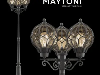 Wall Lamp Champs Elysees S110-22-03-R Maytoni Outdoor Free 3D model